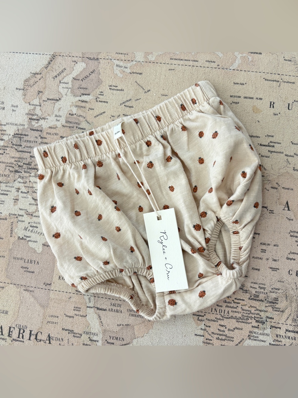 🆕Rylee + Cru Ladybug Bloomers Size 18-24mo NWT